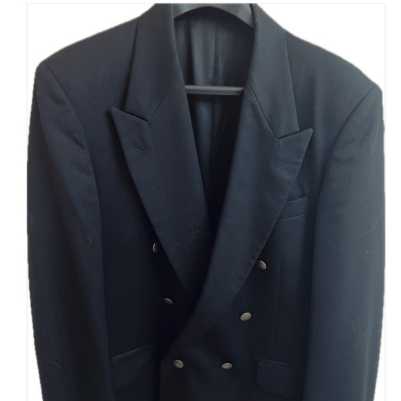 A Real Treasure! Oscar de la Renta Black Double Breasted Blazer.